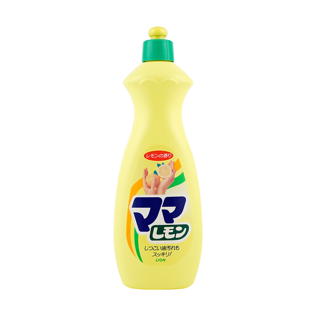 狮王妈妈果蔬洗洁精 Detergente para platos Lion Mama Lemon 800ml 柠檬 Limón