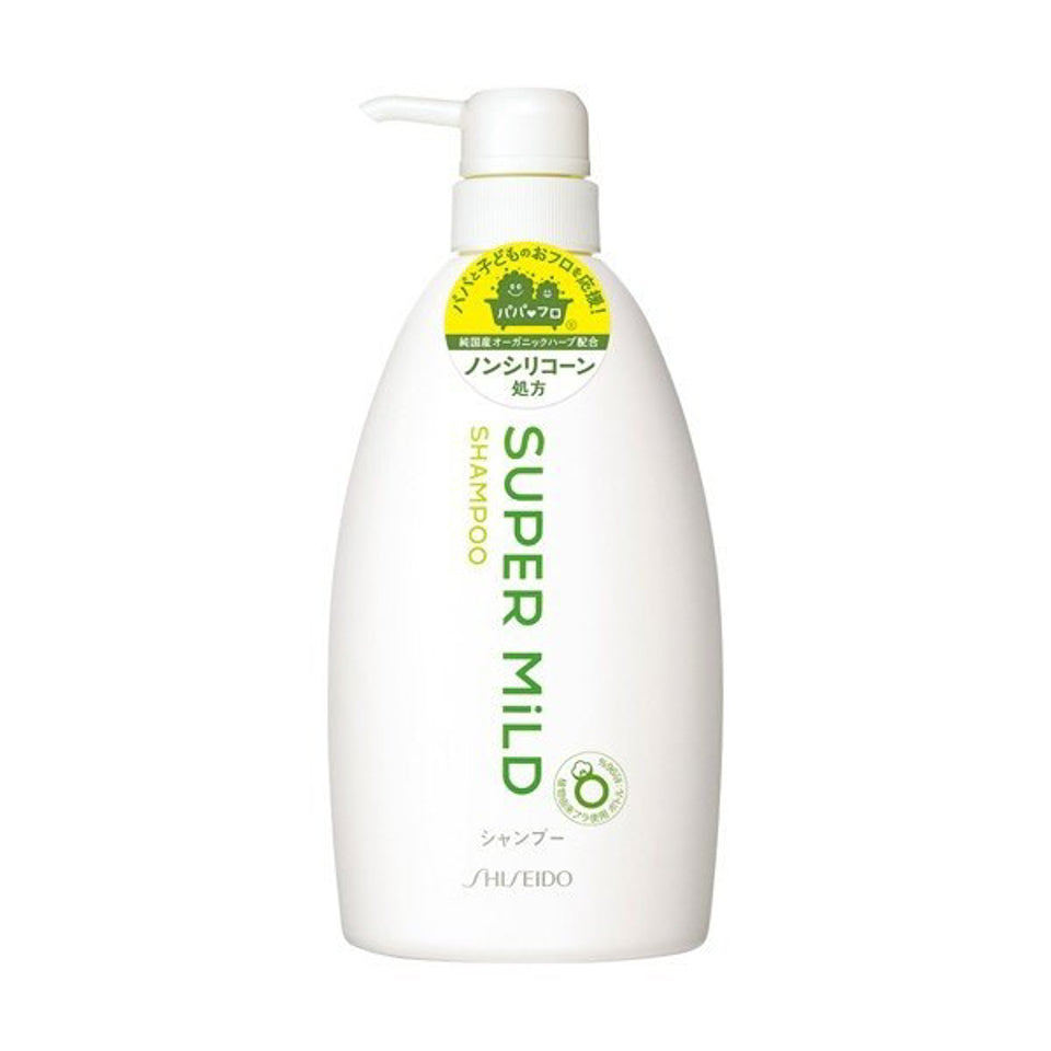 资生堂惠润柔净洗发水 Shiseido Super Mild Shampoo 600ml 绿野 Fresh