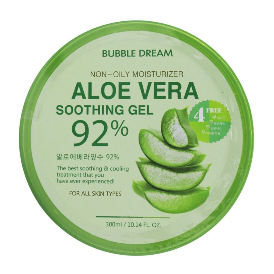 Bubble Dream 92% Aloe Vera Soothing Gel 300ml