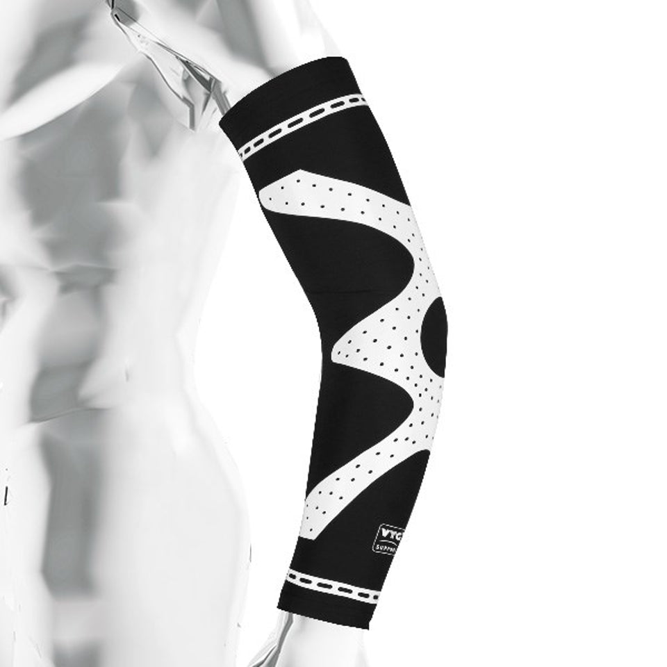 VTG 双重压缩莱卡护臂 Arm Sleeve Dual Compression Lycra Silicone Gel M