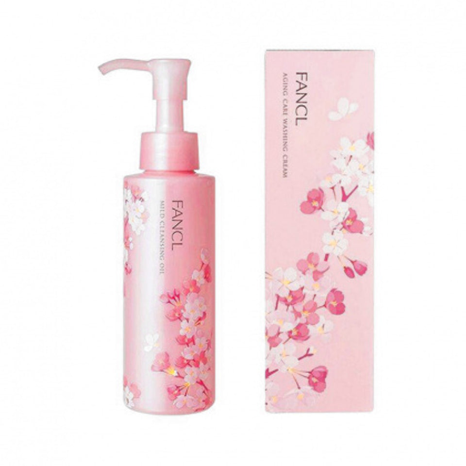 芳珂樱花限定卸妆油 Fancl Aceite Limpiador Suave Sakura Limited 120ml