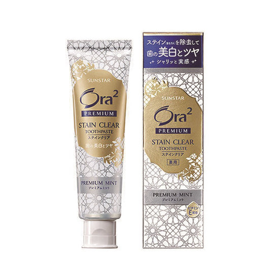 Sunstar Ora2 Premium Stain Clear Toothpaste 100g - Mint