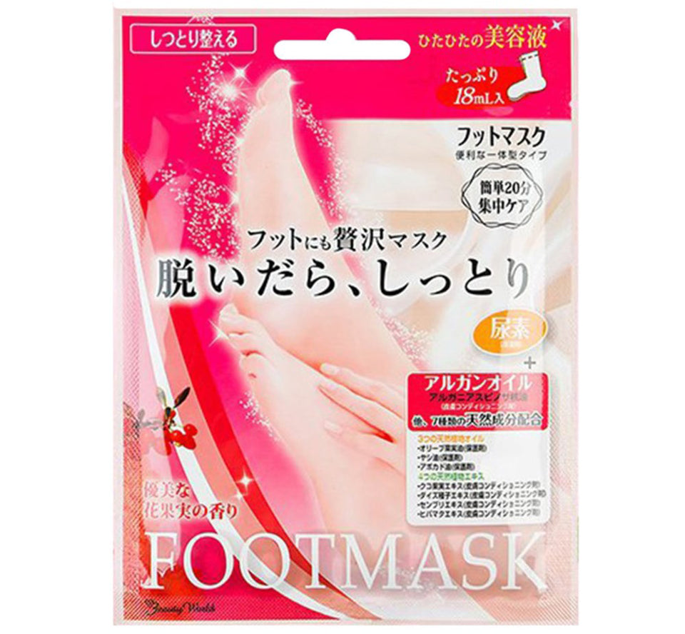 Lucky Trendy 玫瑰滋润足膜 Lucky Trendy mascarilla para pies con rosas 1ud